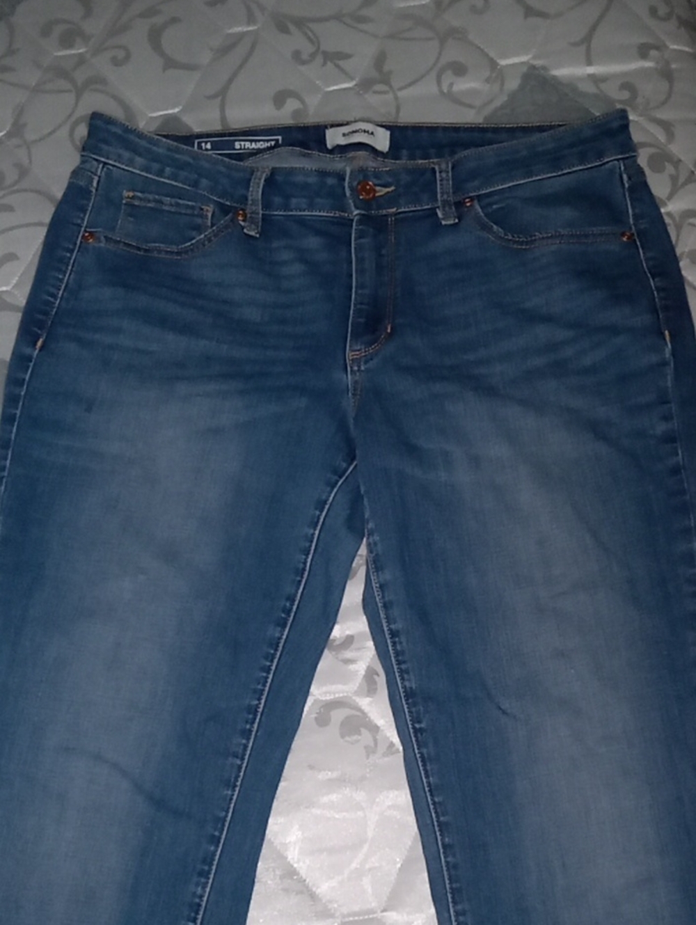 SONOMA GOODS FOR LIFE - Straight Fit Women's Blue Jeans